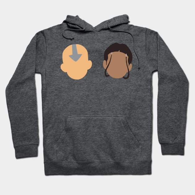 Kataang Ship Minimalist Face Hoodie by MillerDesigns